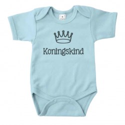 romper kort blauw koningskind1